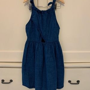 Zara girls denim dress